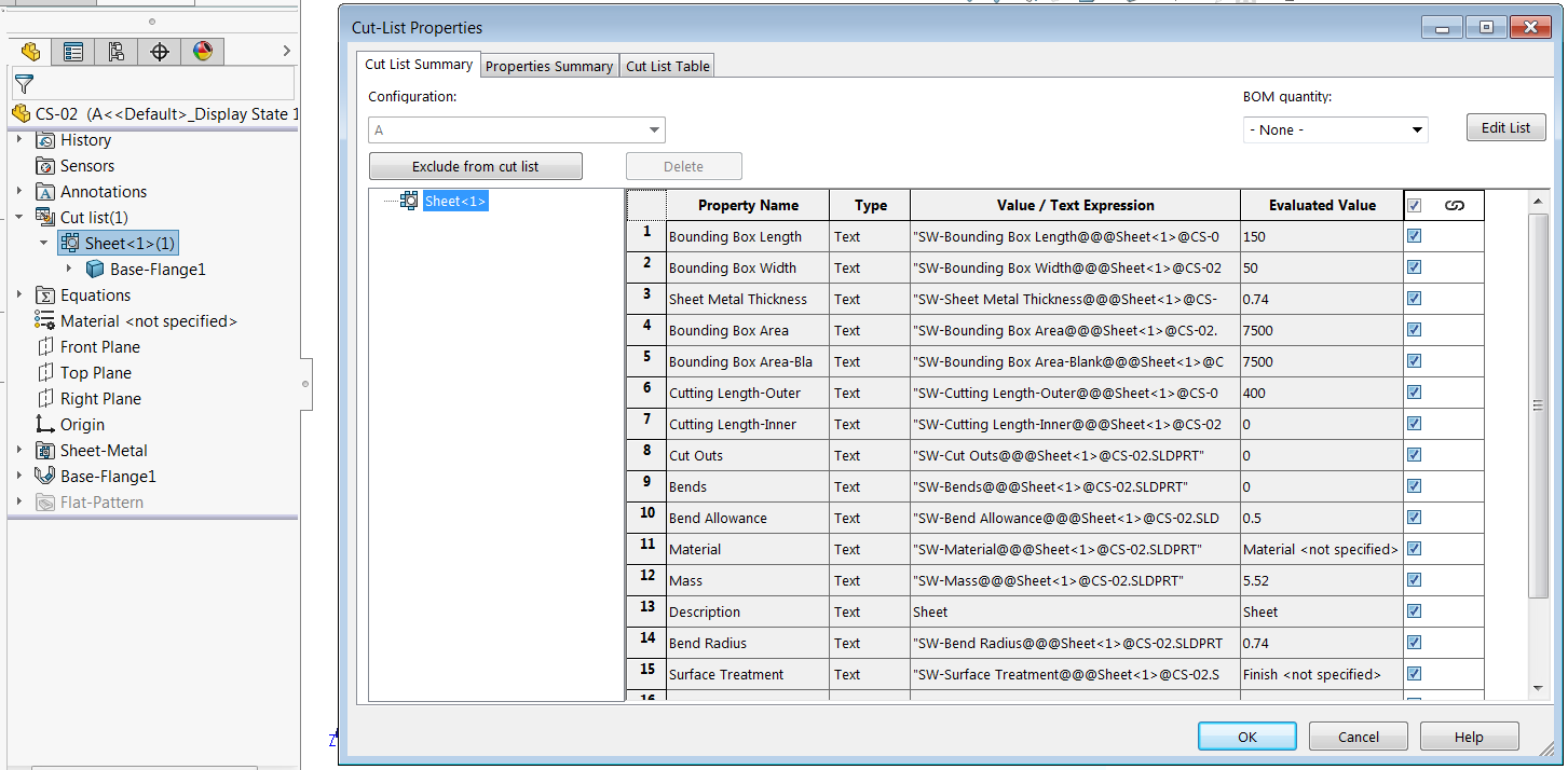 Solidworks Custom Properties Automation